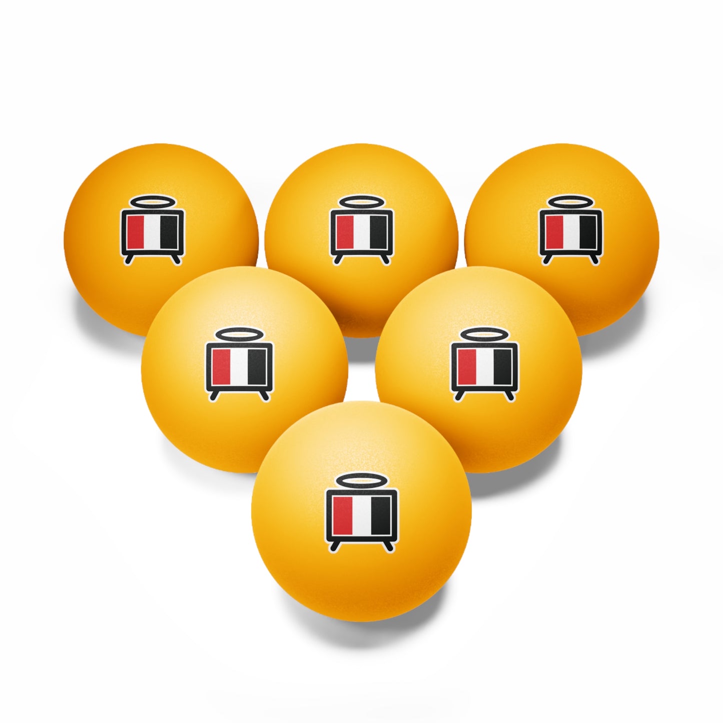 Ping Pong Balls, 6 pcs