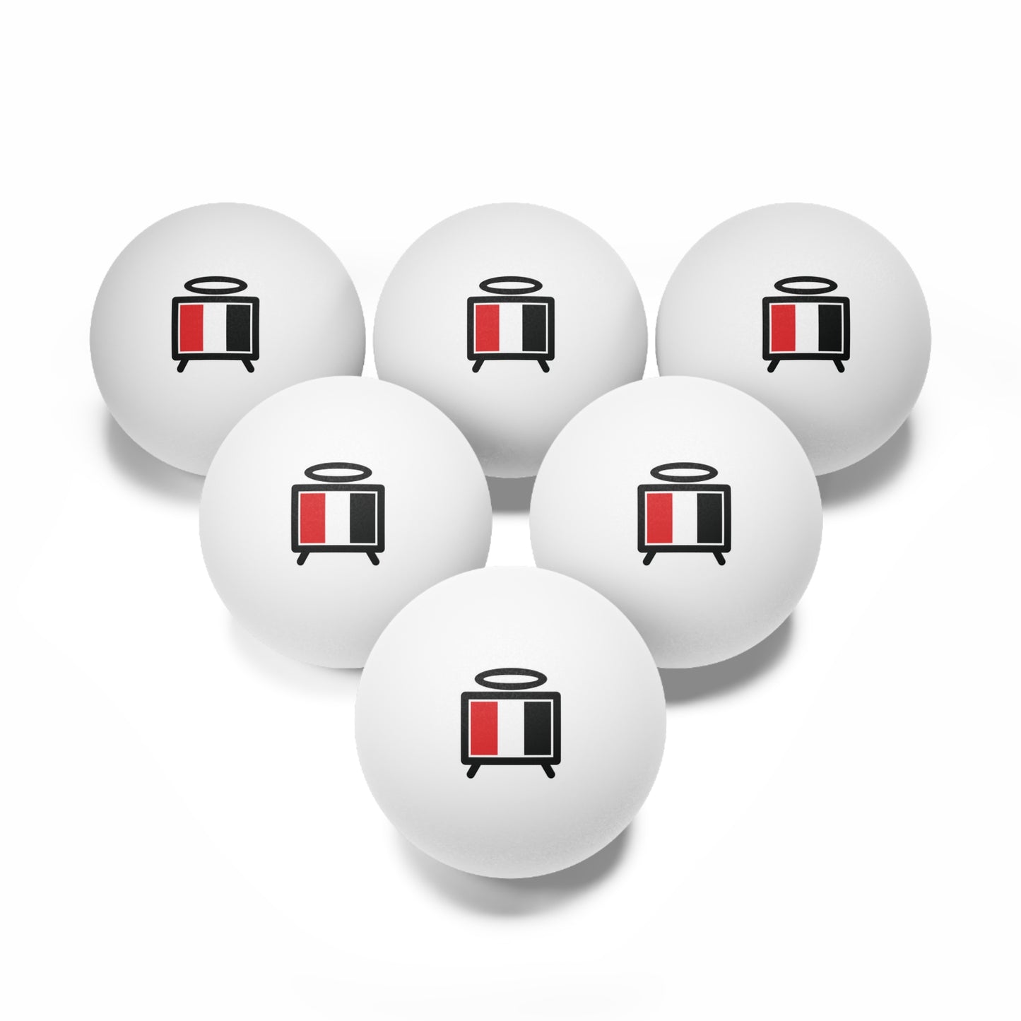 Ping Pong Balls, 6 pcs